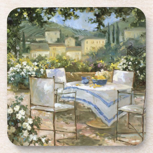 Tuscany Terrace Beverage Coaster (Front)