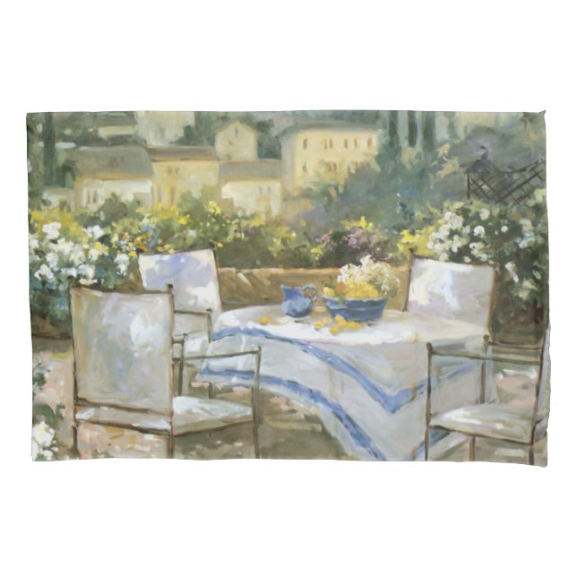 Tuscany Terrace Pillow Case (Front-Left)