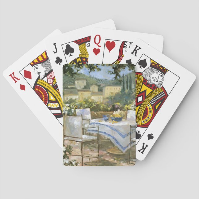 Tuscany Terrace Poker Cards (Back)