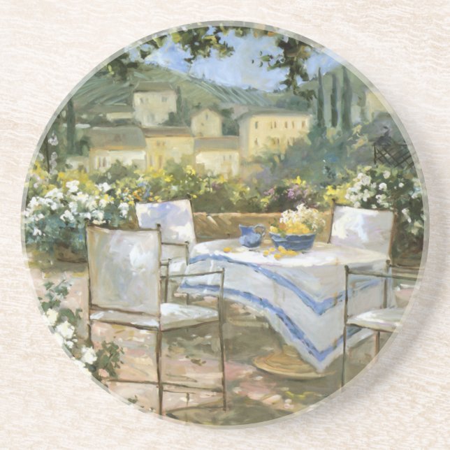 Tuscany Terrace Sandstone Coaster (Front)