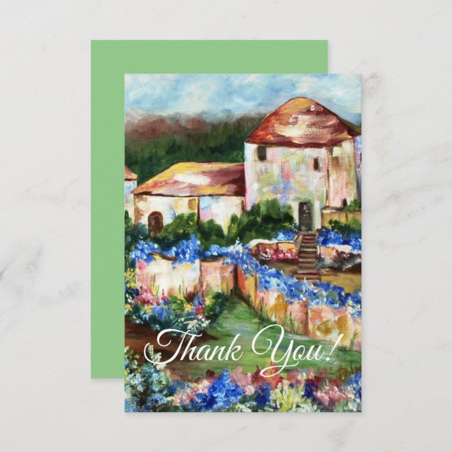 TUSCANY VILLAGE Thank You Notes (Front/Back)