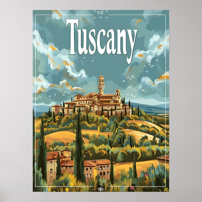 Tuscany Vintage Poster (Front)