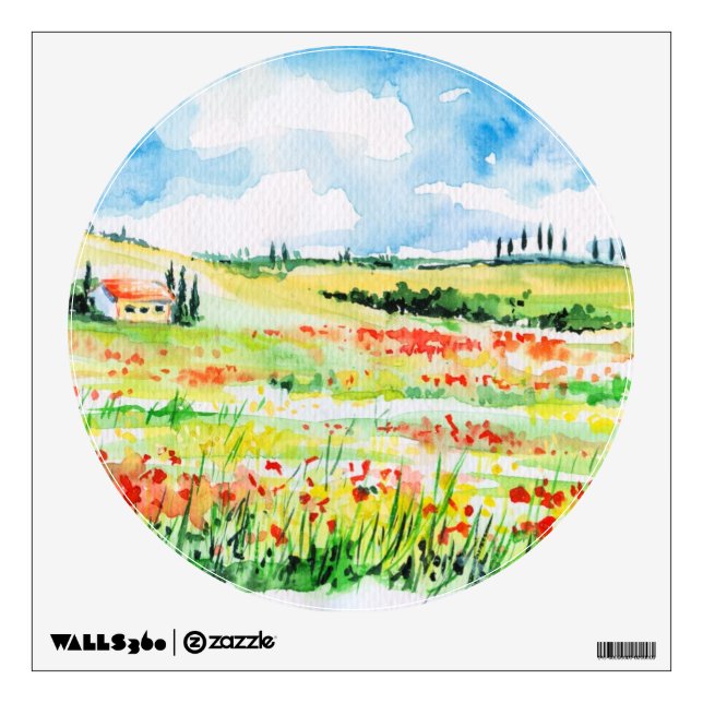 Tuscany Wall Sticker (Front)