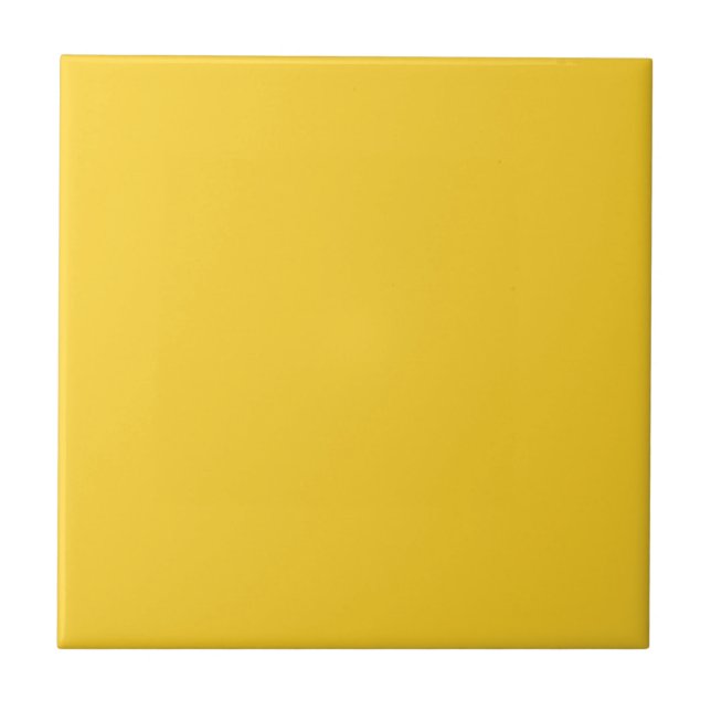 Tuscany Yellow Solid Color Tile (Front)