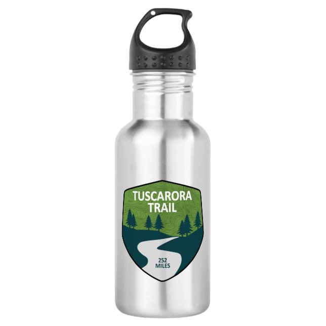 Tuscarora Trail Stainless Steel Water Bottle (Front)