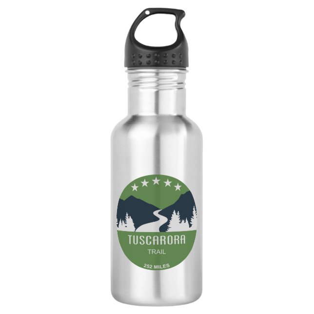 Tuscarora Trail Stainless Steel Water Bottle (Front)