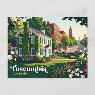 Tuscumbia, Alabama, USA Postcard