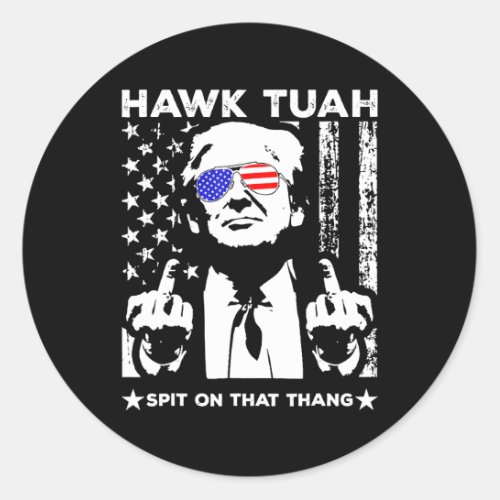 Tush Spit On That Thing Funny 1  Classic Round Sticker
