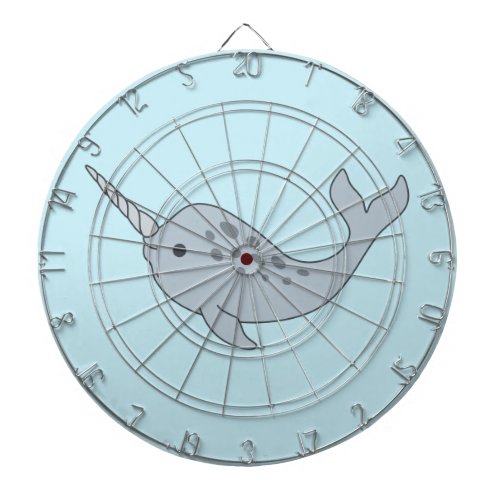 Tusked Narwhal Dartboard