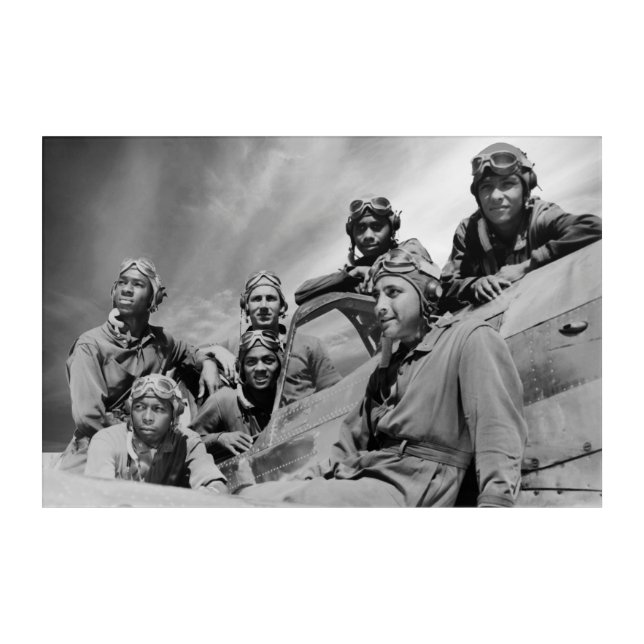 Tuskegee Airmen 1942 Acrylic Print (Front)