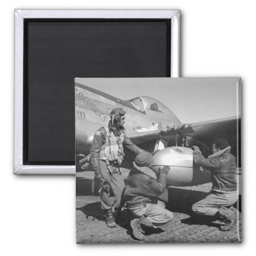 Tuskegee Airmen 1945 Magnet