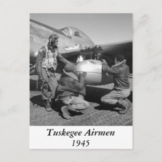 Tuskegee Airmen, 1945 Postcard