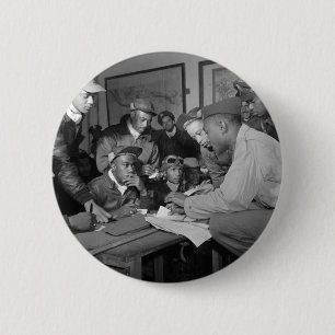 Tuskegee Airmen 332nd Fighter Group Pilots Button