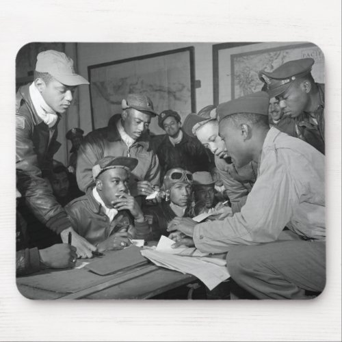 Tuskegee Airmen 332nd Fighter Group Pilots Mouse Pad