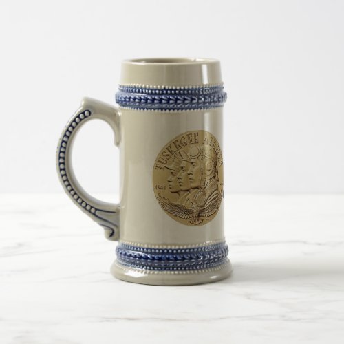 TUSKEGEE AIRMEN COIN BEER STEIN