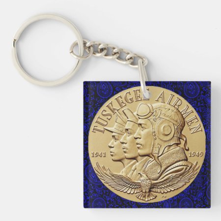 Tuskegee Airmen Coin Keychain