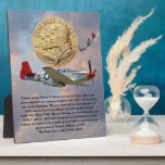 Tuskegee Airmen Coin Plaque<br><div class="desc">Tuskegee Airmen History In spite of adversity and limited opportunities, African Americans have played a significant role in U.S. military history over the past 300 years. They were denied military leadership roles and skilled training because many believed they lacked qualifications for combat duty. Before 1940, African-Americans were barred from flying...</div>