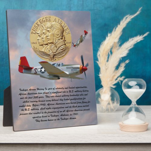 Tuskegee Airmen Coin Plaque