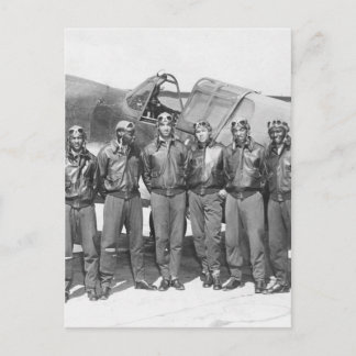 tuskegee airmen postcard