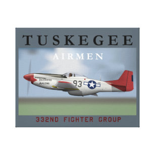 Tuskegee Airmen Poster Canvas Print