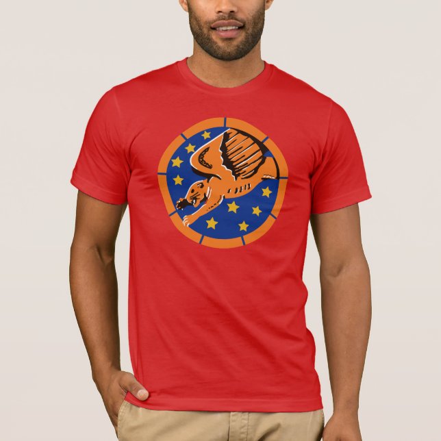 Tuskegee Airmen Red Tails 99th Fighter Squadron T-Shirt (Front)