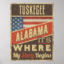 Tuskegee Alabama Poster