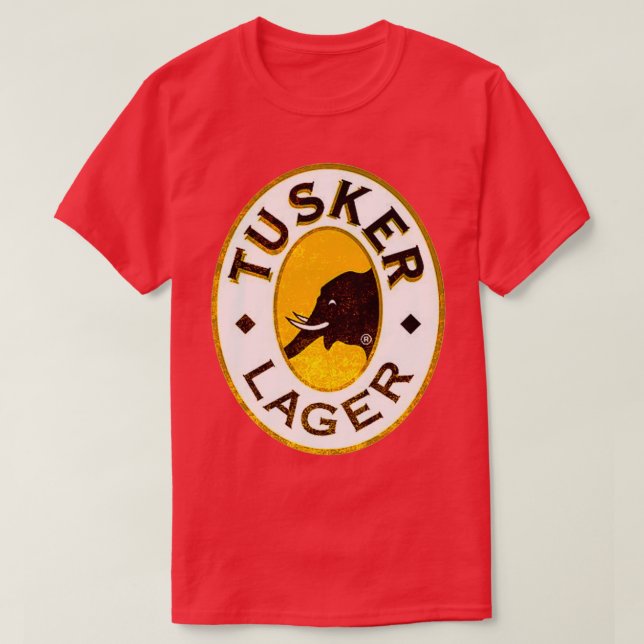 Tusker lager Long T-Shirt (Design Front)