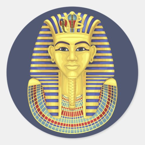 Tut Tut Tut Pharaoh Classic Round Sticker