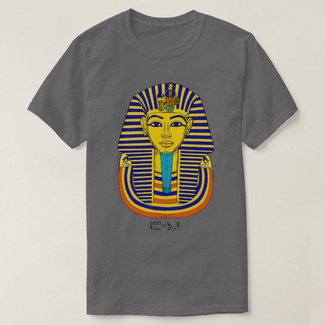 TUTANCHAMUN I Pharaoh death mask T-Shirt (Design Front)