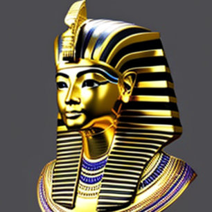 Tutankhamen Egyptian Face T-Shirt