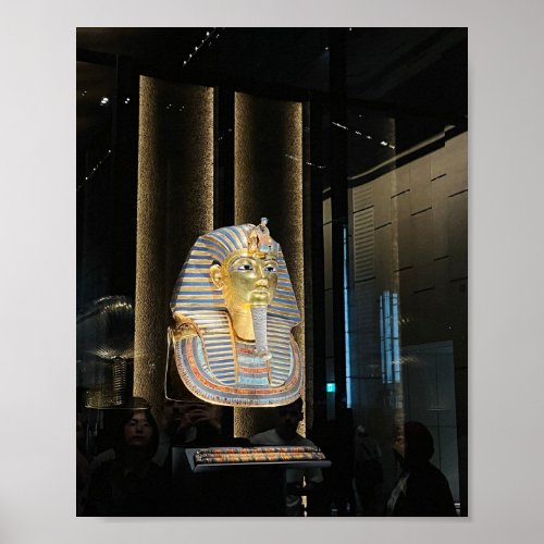 Tutankhamen golden mask | Ancient Egypt pharaoh  Poster