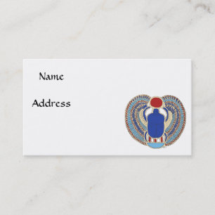 Tutankhamon Hieroglyph Business Card
