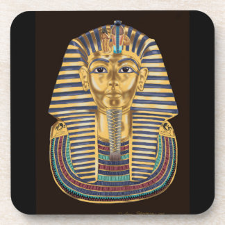 Tutankhamon’s Golden Mask Beverage Coaster