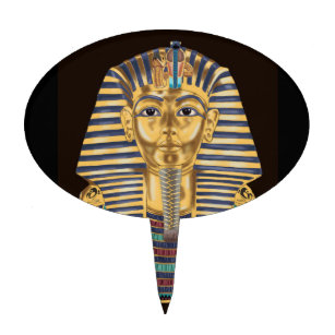 Tutankhamon’s Golden Mask Cake Topper