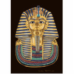 Tutankhamon's Golden Mask Statuette<br><div class="desc">This is Tutankhamon's famous golden mask. If you'd like to try coloring it,  you can download the drawing for free at www.online-coloring-books.com/adult-coloring-pages.html</div>