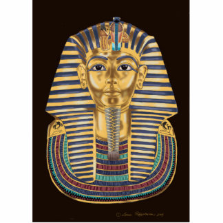 Tutankhamon's Golden Mask Statuette