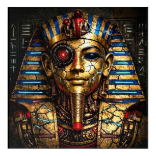 Tutankhamun 2.0: The Cyber King Acrylic Print