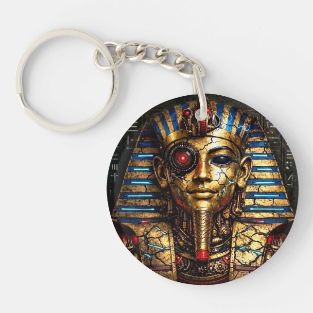 Tutankhamun 2.0: The Cyber King Keychain (Front)