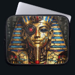 Tutankhamun 2.0: The Cyber King Laptop Sleeve<br><div class="desc">Where Ancient Majesty Meets Future Tech. Experience the evolution of King Tut with this exclusive Aura Canvas design. A stunning fusion of iconic Egyptian gold and intricate cybernetic details, featuring a glowing bionic eye and mechanical precision. Style: Cyber-Mythology / Luxury Cyberpunk. Vibe: Bold, mysterious, and high-end. Perfect for: Sci-Fi fans,...</div>
