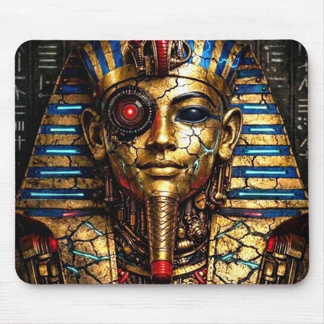 Tutankhamun 2.0: The Cyber King Mouse Pad (Front)