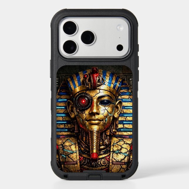 Tutankhamun 2.0: The Cyber King Otterbox iPhone Case (Back)