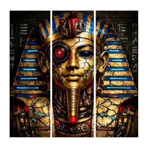 Tutankhamun 2.0: The Cyber King Triptych