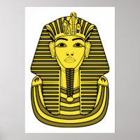 Tutankhamun clip art illustration