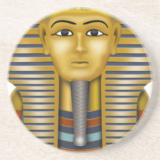 Tutankhamun Egyptian Mask Drink Coaster