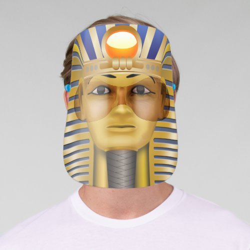 Tutankhamun Egyptian Pharaoh Novelty Face Shield