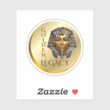 Tutankhamun Golden Legacy Egyptian Pharaoh Sticker