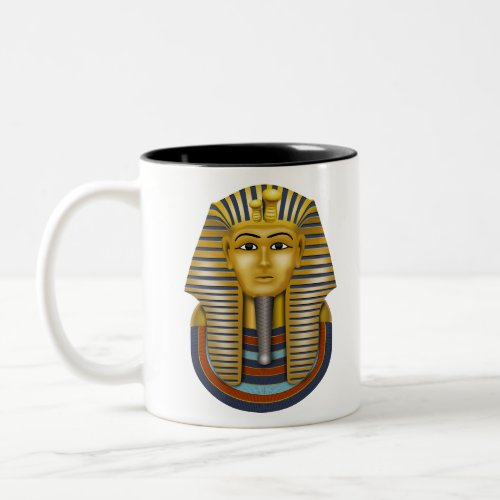Tutankhamun King Tut Ancient Egypt Egyptian Two_Tone Coffee Mug