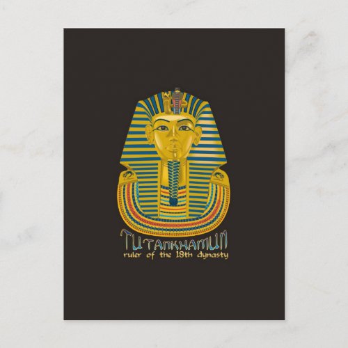 Tutankhamun mummy the ancient King Tut of Egypt Postcard