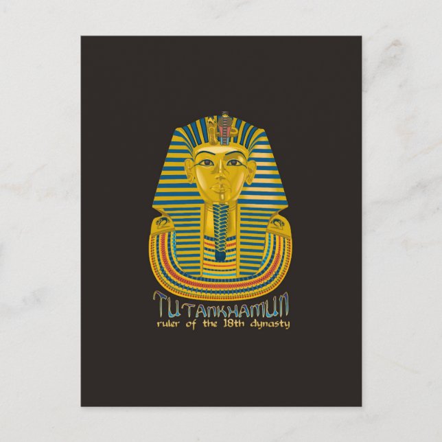 Tutankhamun mummy, the ancient King Tut of Egypt Postcard (Front)