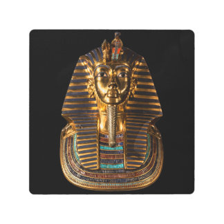 Tutankhamun The Egyptian King – Ancient Royal Maje Metal Print